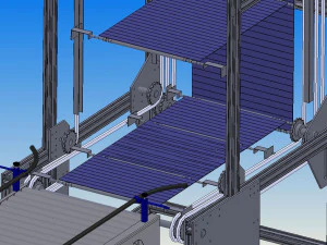automatic palletizing and winding packaging production line 3D Model