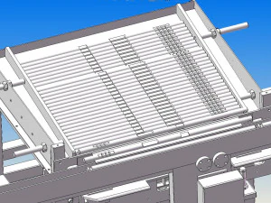 production line model of european automatic grinder 3D Model