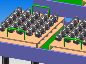 universal joint production line 3D Модель