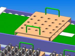 universal joint production line 3D Модель