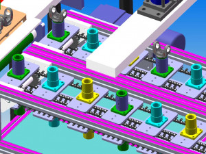 universal joint production line 3D Модель