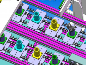 universal joint production line 3D Модель