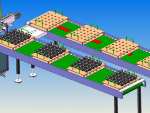 universal joint production line 3D Модель