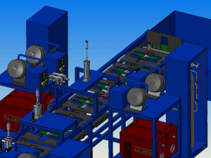automatic welding production line 3D मॉडल