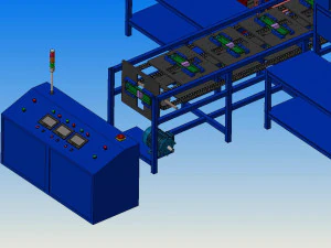 automatic welding production line 3D Model