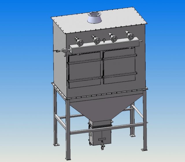 of bag filter 3D Model .c4d .max .obj .3ds .fbx .stl .blend 