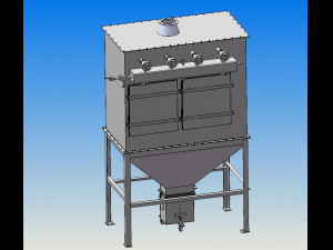 of bag filter 3D Model