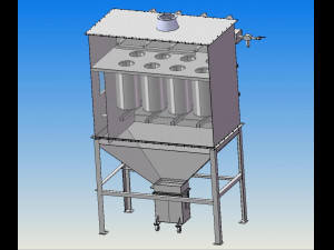 of bag filter 3D Model