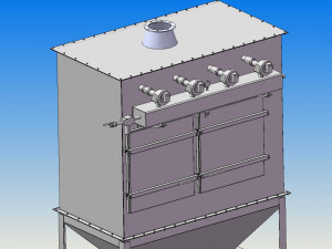 of bag filter 3D Model