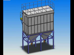 of bag filter 3D Model