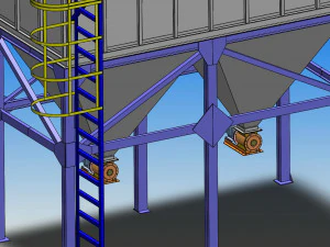 of bag filter 3D Model