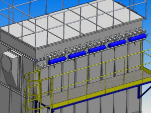 of bag filter 3D Model