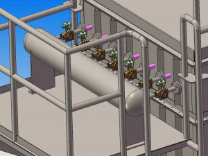 of bag pulse bag filter 3D Model