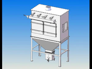 del filtro antipolvere Modello 3D