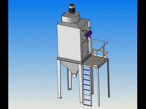 картриджний фільтр 3D Модель