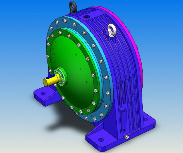 nw planetary reducer Modelo 3D .c4d .max .obj .3ds .fbx .stl .blend 