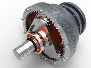 planet dişli kutusu 3D Model