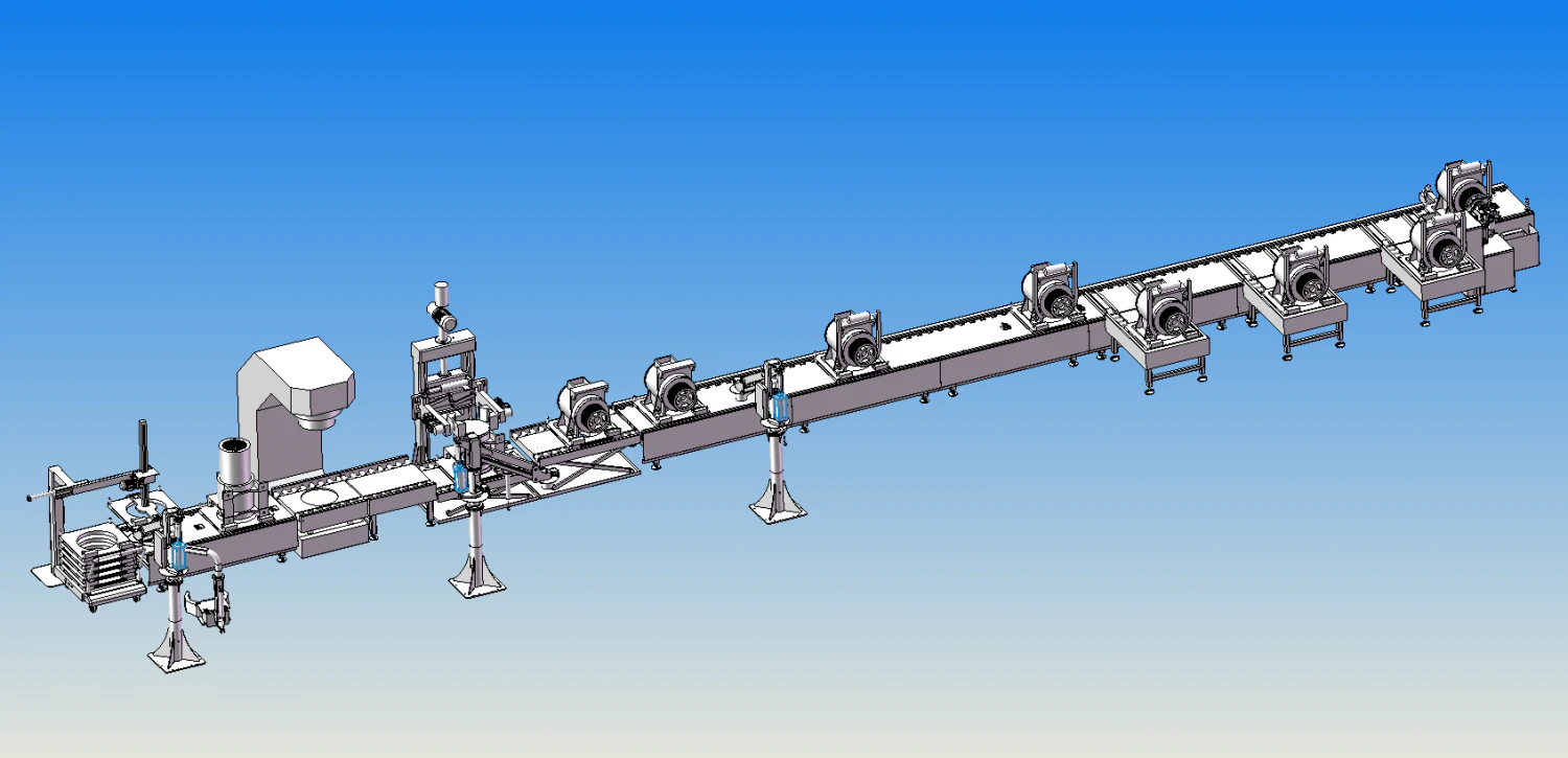elevator traction machine assembly line motor assembly process 3D Model .c4d .max .obj .3ds .fbx .stl .blend 