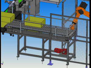 automatic packing line medicine bottle cosmetics toothpaste mask 3D Model