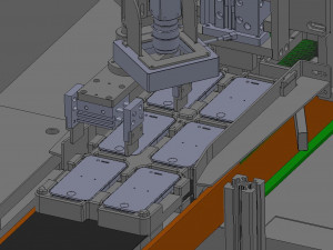 mobile phone film assembly line 3Dモデル