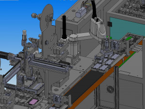 mobile phone film assembly line 3Dモデル