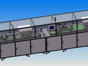display automatic dispensing uv curing line 3D 모델