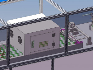 display automatic dispensing uv curing line 3D 모델