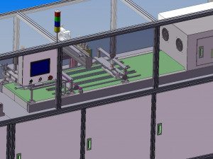 display automatic dispensing uv curing line 3D 모델