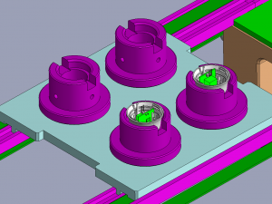 automatic bulb assembly line Modèle 3D