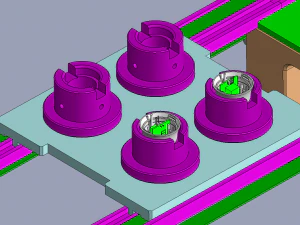 automatic bulb assembly line 3D Model