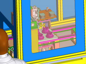 automatic bulb assembly line Modèle 3D