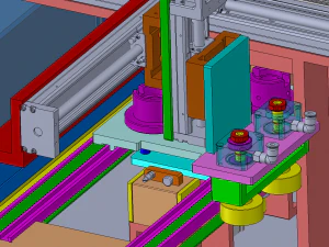 automatic bulb assembly line 3D Model