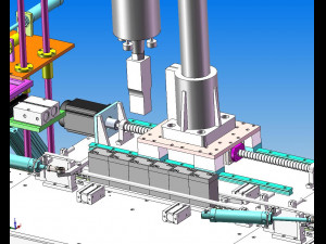 6v4 rear battery assembly line Modelo 3D