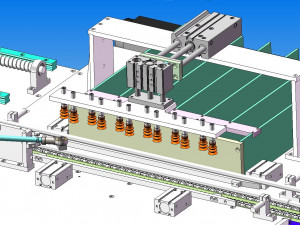 6v4 rear battery assembly line Modelo 3D