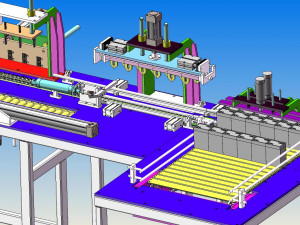 6v4 rear battery assembly line Modelo 3D