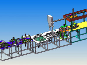 6v4 rear battery assembly line Modelo 3D