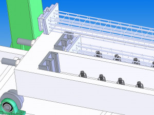 concrete sleeper production line Modelo 3D