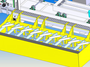 concrete sleeper production line Modelo 3D
