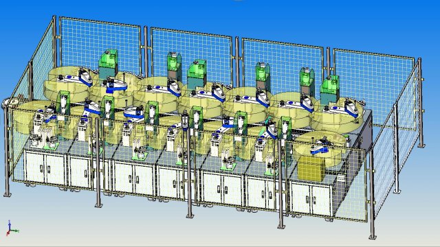 relay automatic assembly line Modèle 3D .c4d .max .obj .3ds .fbx .stl .blend 