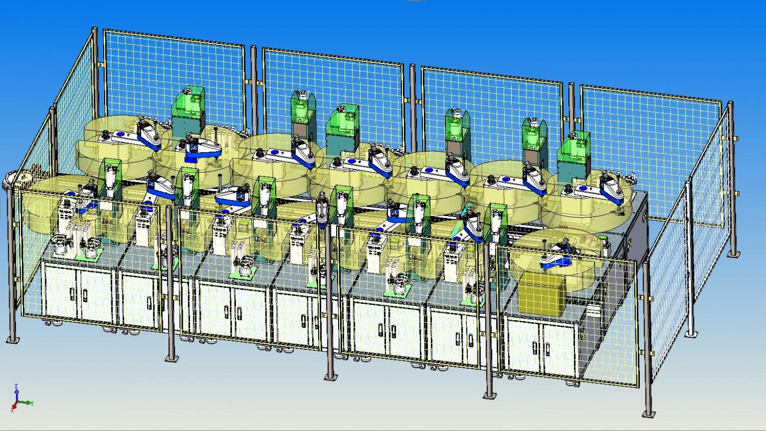 relay automatic assembly line 3D Model .c4d .max .obj .3ds .fbx .stl .blend 