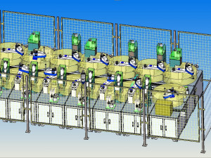 relay automatic assembly line Modèle 3D