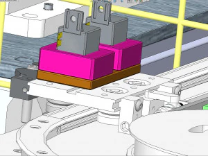 relay automatic assembly line 3D Model