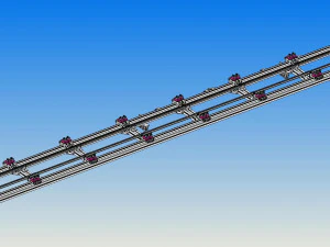 relay automatic assembly line 3D Model