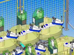 relay automatic assembly line Modèle 3D