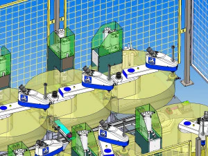 relay automatic assembly line 3D Model