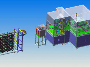relay automatic assembly line Modèle 3D
