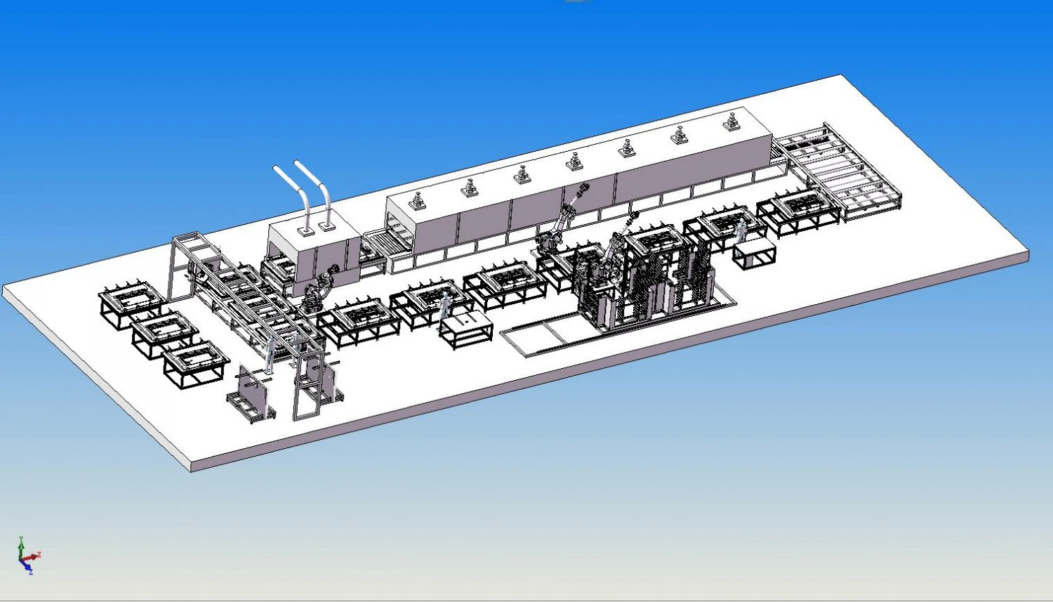 da linha de produ&ccedil;&atilde;o de porta emu Modelo 3D .c4d .max .obj .3ds .fbx .stl .blend 