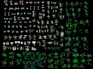 Zusammenfassung der Detailzeichnung des Bauknotenpunkts 3D Modell