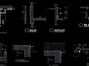summary of detail drawing of civil construction node 3D Модель