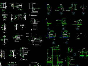 summary of detail drawing of civil construction node 3D Модель